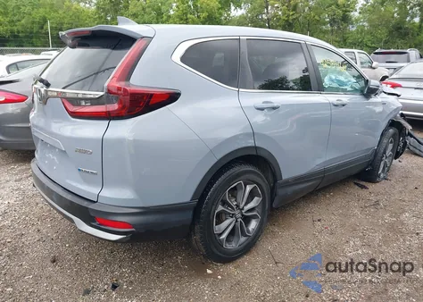 2021 Honda Cr-V Hybrid Ex из США, поврежденный, VIN 7FART6H53ME011345